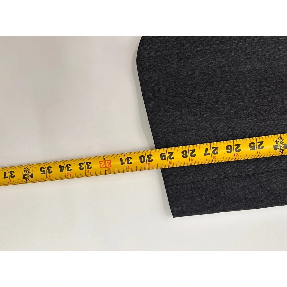 Banana Republic Basic Tailored 100% Wool Blazer 40S Dark Charcoal Corporate